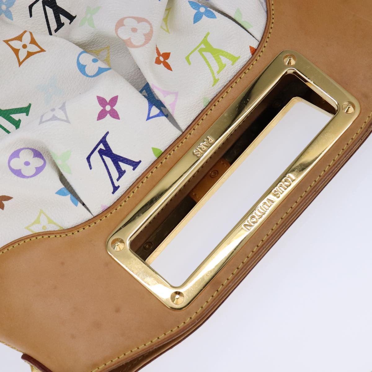 Louis Vuitton Judy White Canvas Shoulder Bag (Pre-Owned) Size ONE SIZE - 5 Thumbnail