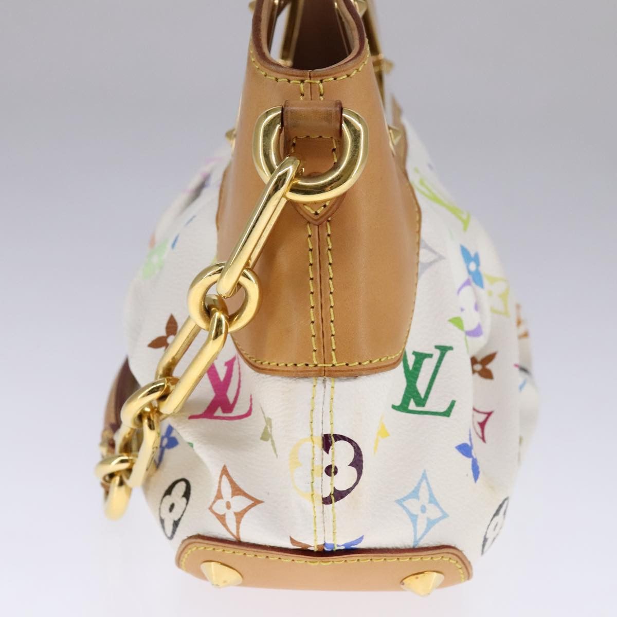 Louis Vuitton Judy White Canvas Shoulder Bag (Pre-Owned) Size ONE SIZE - 4 Thumbnail