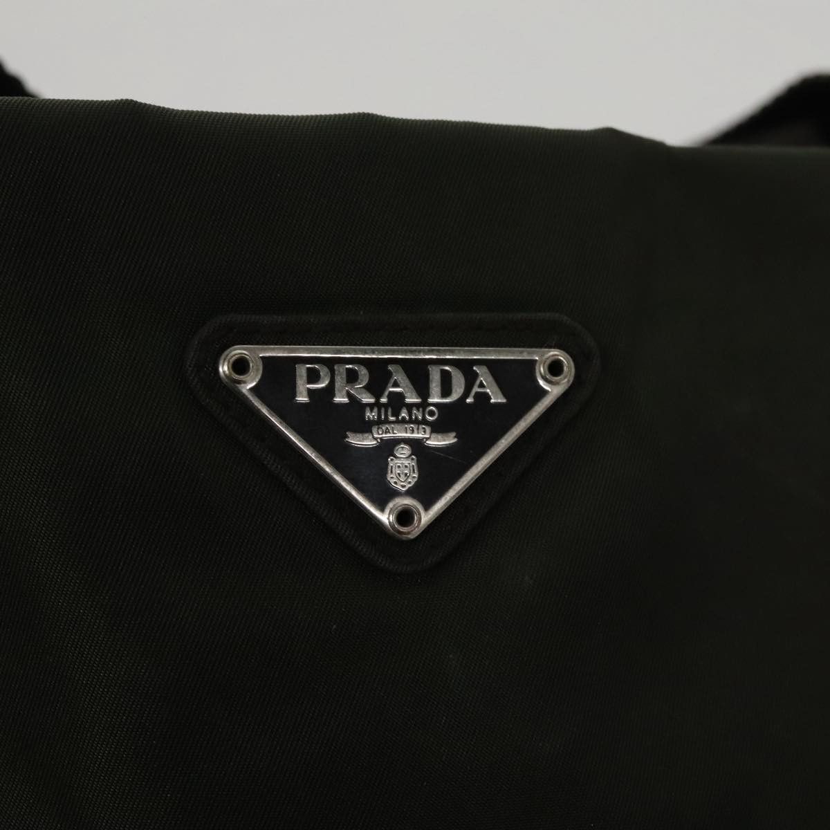 Prada Tessuto Khaki Synthetic Tote Bag (Pre-Owned) Size ONE SIZE - 18 Thumbnail