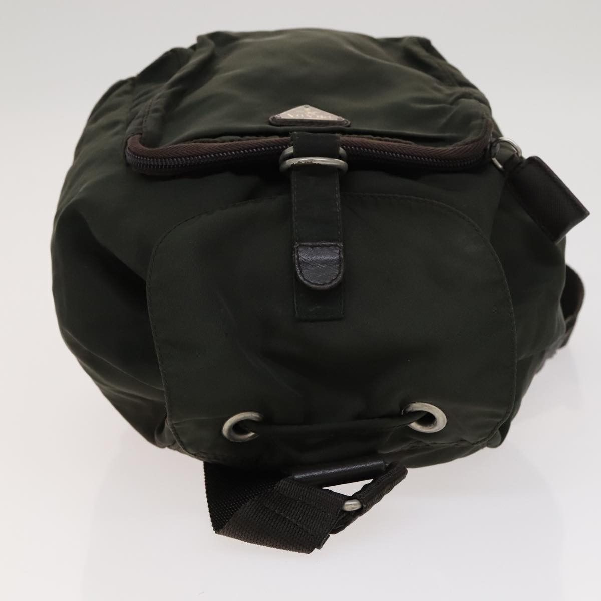 Prada Re-Nylon Khaki Canvas Backpack Bag (Pre-Owned) Size ONE SIZE - 17 Thumbnail
