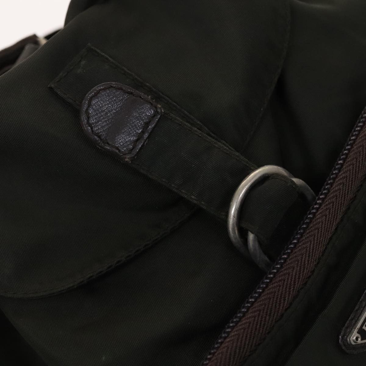Prada Re-Nylon Khaki Canvas Backpack Bag (Pre-Owned) Size ONE SIZE - 20 Thumbnail