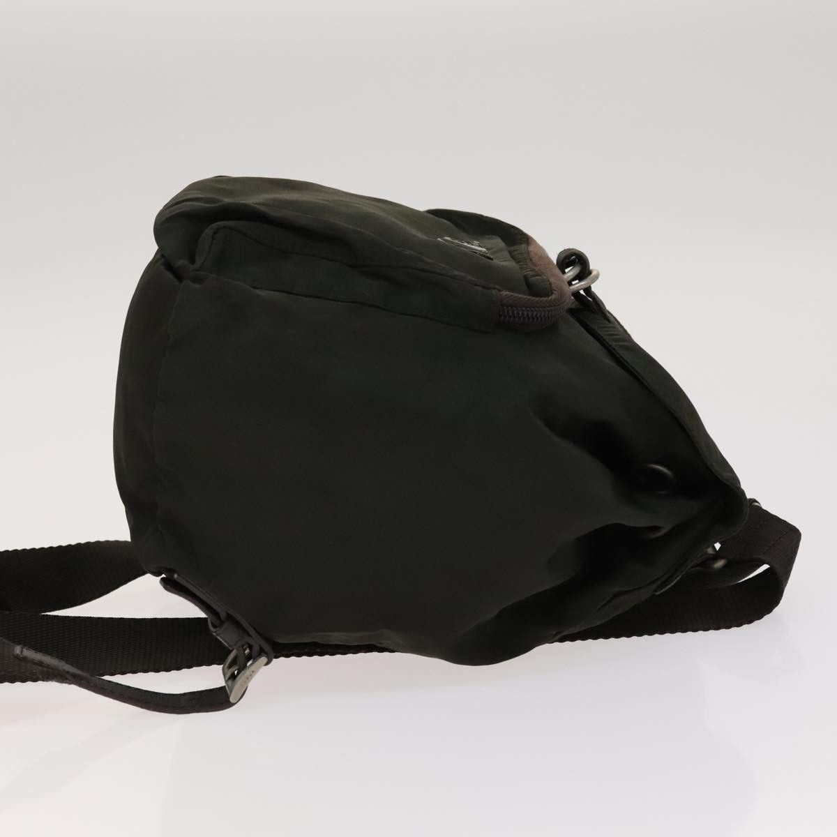 Prada Re-Nylon Khaki Canvas Backpack Bag (Pre-Owned) Size ONE SIZE - 3 Thumbnail