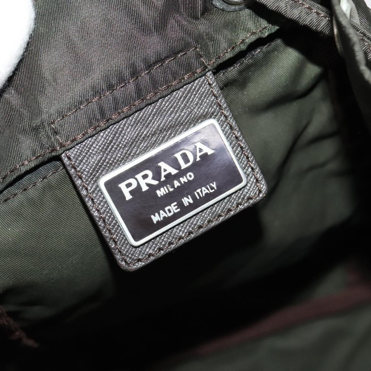 Prada Re-Nylon Khaki Canvas Backpack Bag (Pre-Owned) Size ONE SIZE - 14 Thumbnail