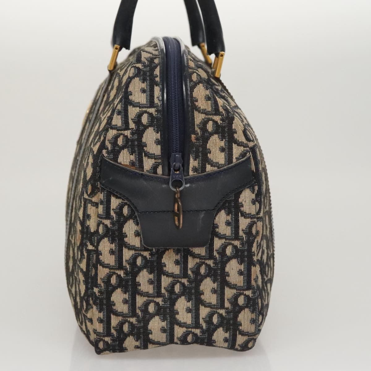 Dior issimo Navy Canvas Handbag (Pre-Owned) Size ONE SIZE - 3 Thumbnail