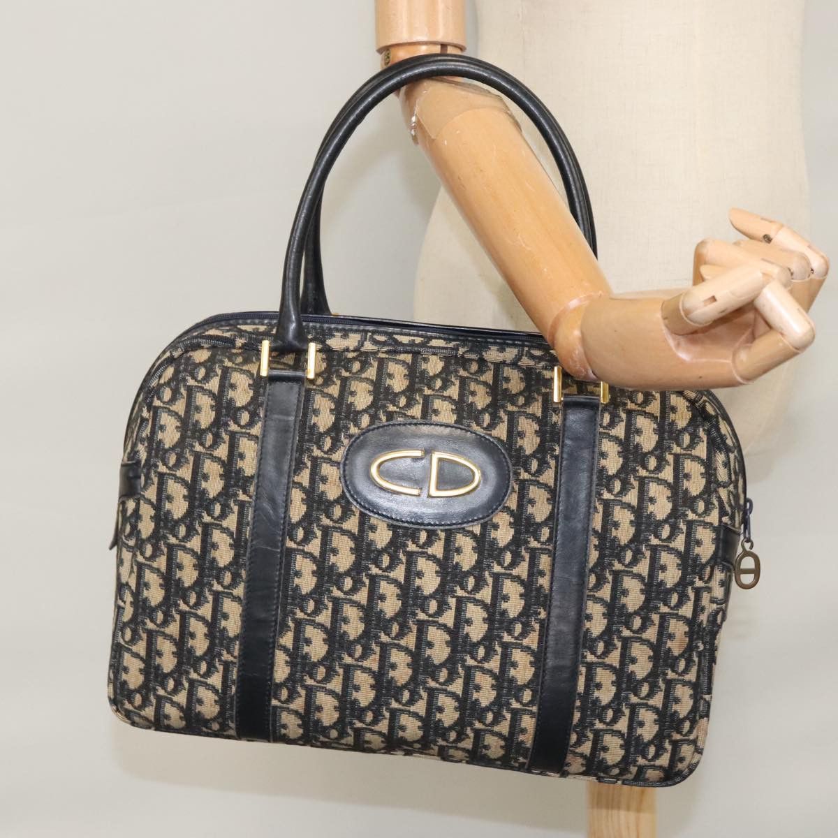 Dior issimo Navy Canvas Handbag (Pre-Owned) Size ONE SIZE - 11 Thumbnail