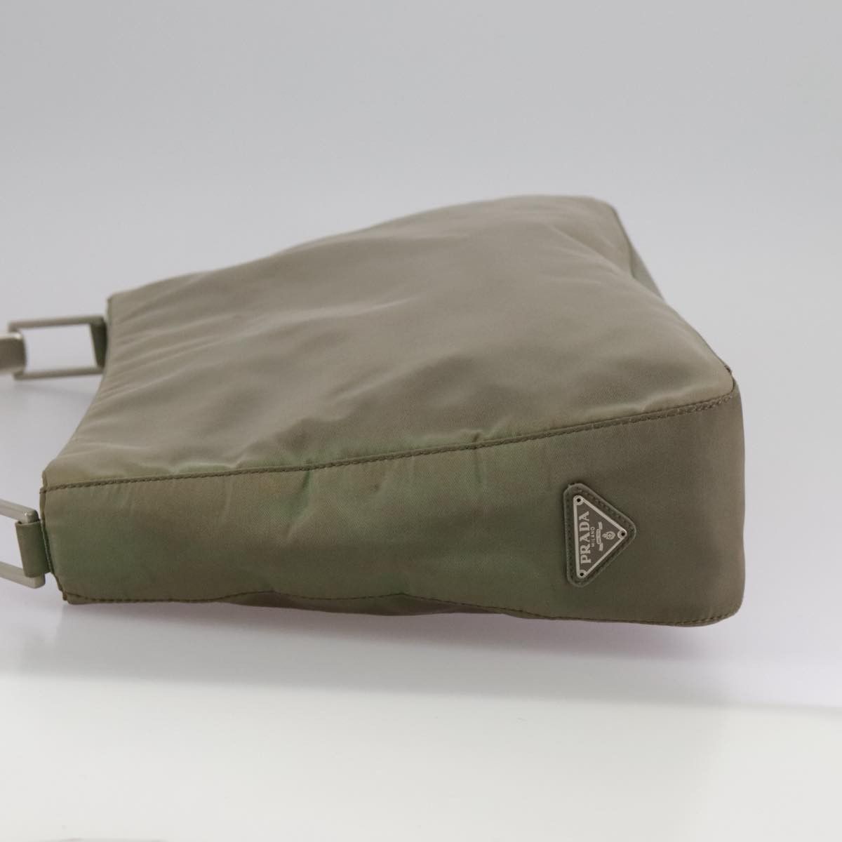 Prada Tessuto Khaki Synthetic Shoulder Bag (Pre-Owned) Size ONE SIZE - 3 Thumbnail