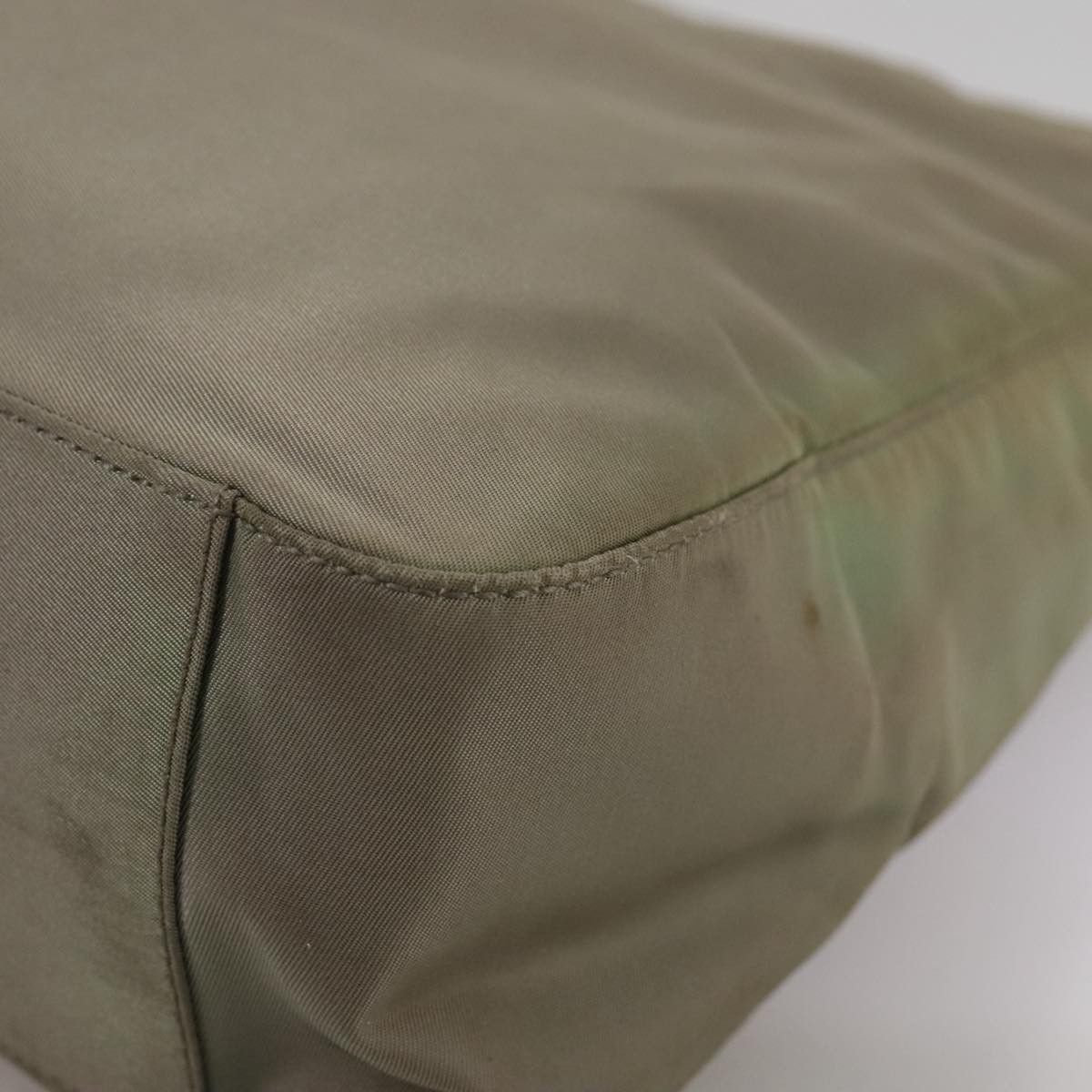 Prada Tessuto Khaki Synthetic Shoulder Bag (Pre-Owned) Size ONE SIZE - 8 Thumbnail