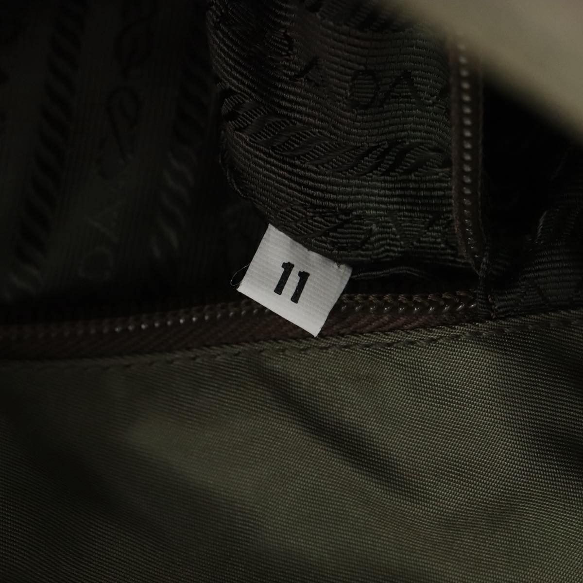 Prada Tessuto Khaki Synthetic Shoulder Bag (Pre-Owned) Size ONE SIZE - 14 Thumbnail