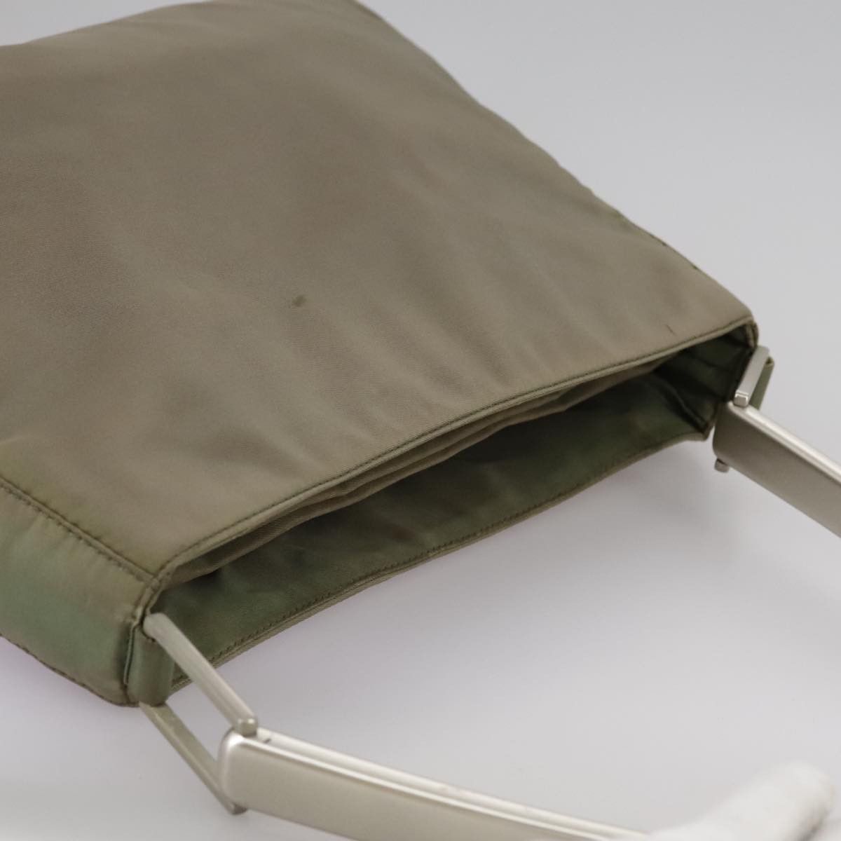 Prada Tessuto Khaki Synthetic Shoulder Bag (Pre-Owned) Size ONE SIZE - 18 Thumbnail
