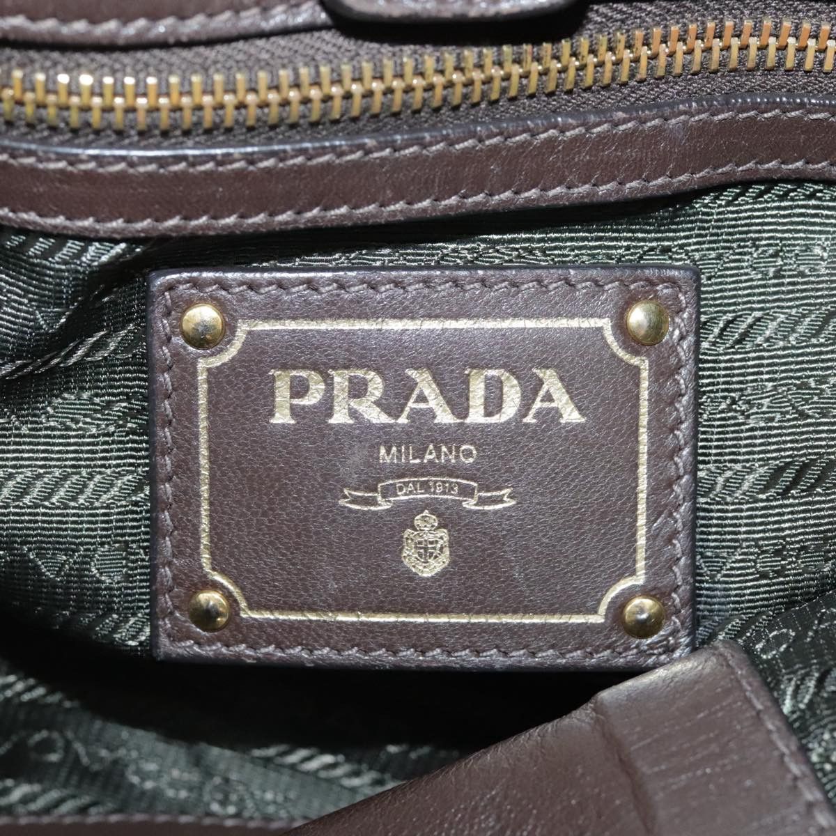 Prada Tessuto Green Synthetic Tote Bag (Pre-Owned) Size ONE SIZE - 15 Thumbnail