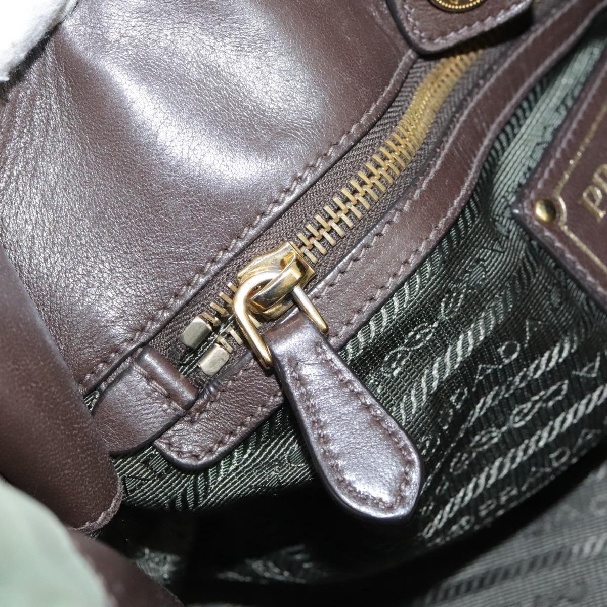 Prada Tessuto Green Synthetic Tote Bag (Pre-Owned) Size ONE SIZE - 8 Thumbnail