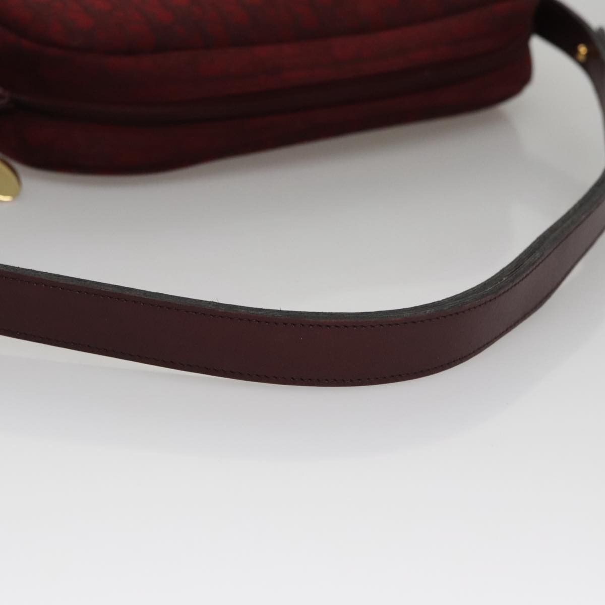 Dior Trotter Red Canvas Shoulder Bag (Pre-Owned) Size ONE SIZE - 10 Thumbnail