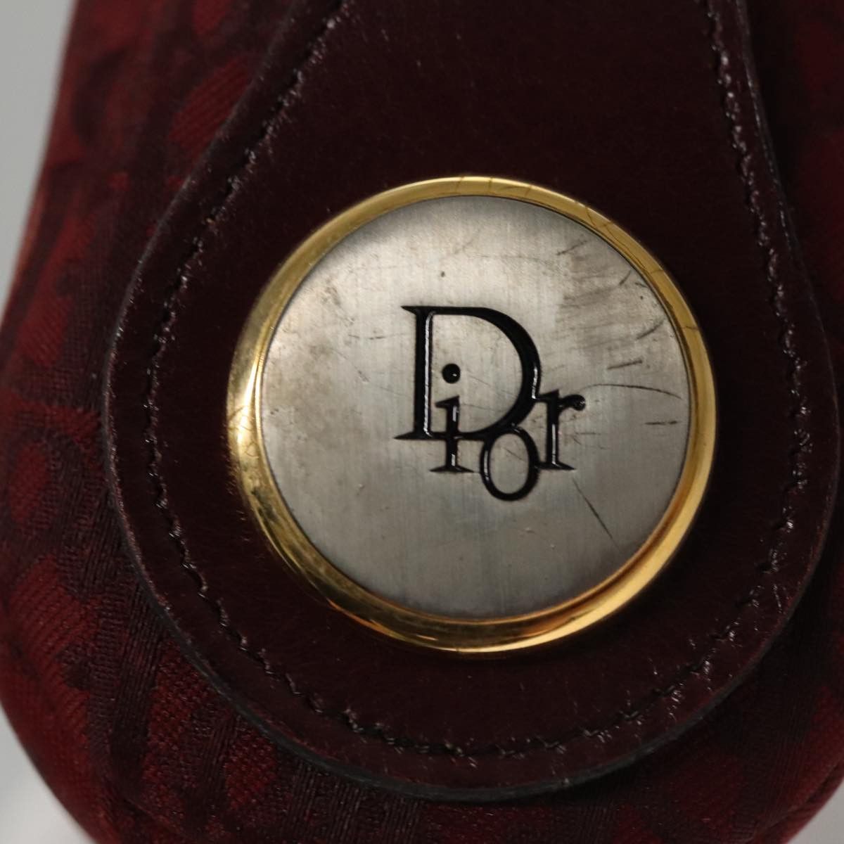 Dior Trotter Red Canvas Shoulder Bag (Pre-Owned) Size ONE SIZE - 13 Thumbnail