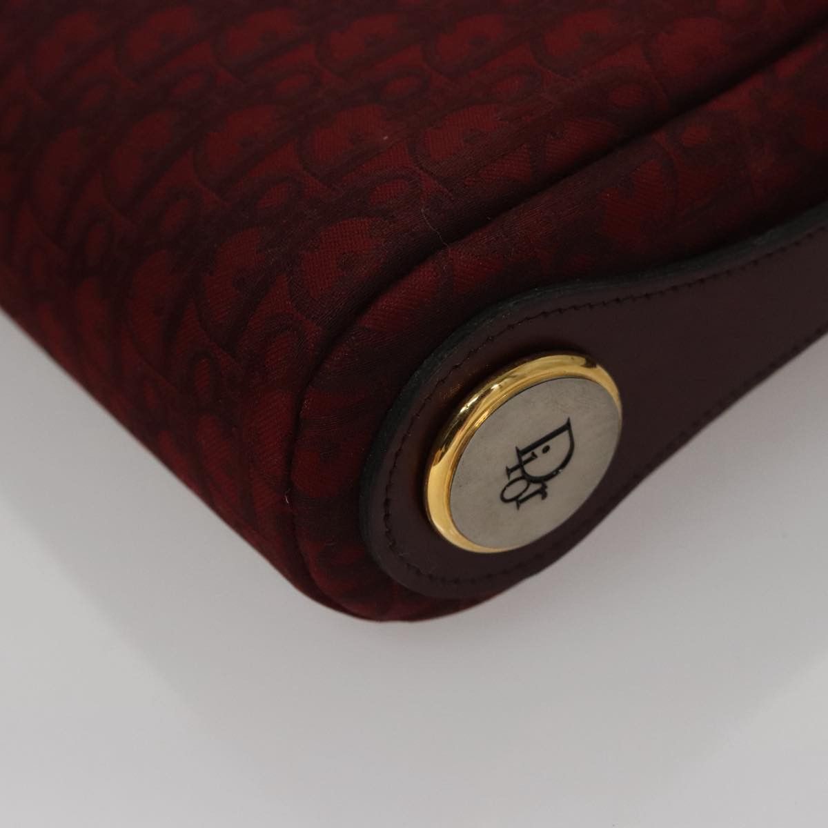 Dior Trotter Red Canvas Shoulder Bag (Pre-Owned) Size ONE SIZE - 7 Thumbnail