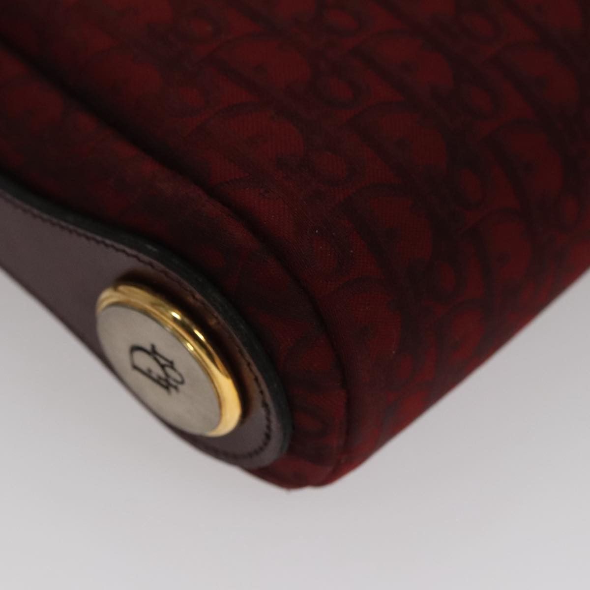 Dior Trotter Red Canvas Shoulder Bag (Pre-Owned) Size ONE SIZE - 9 Thumbnail