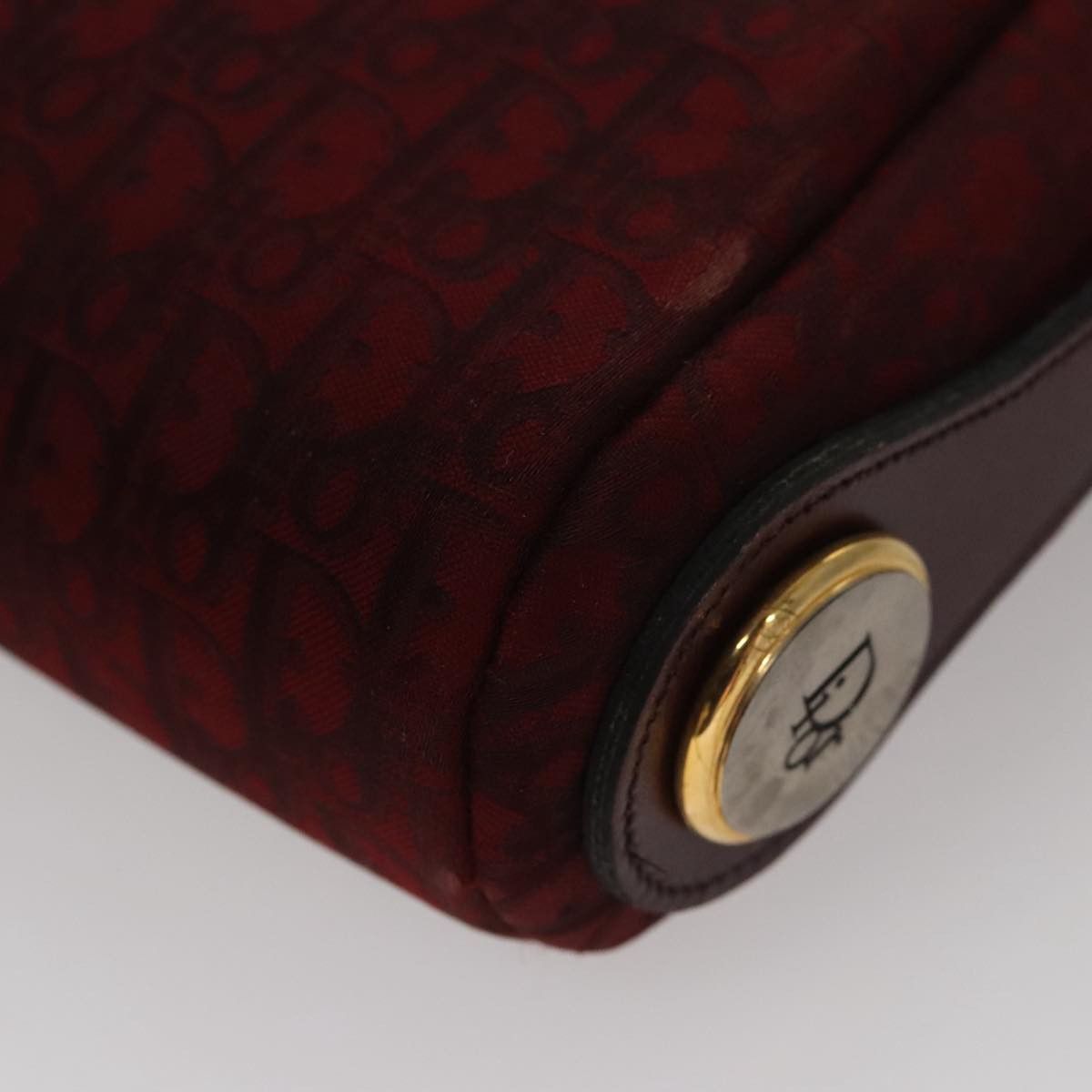 Dior Trotter Red Canvas Shoulder Bag (Pre-Owned) Size ONE SIZE - 8 Thumbnail