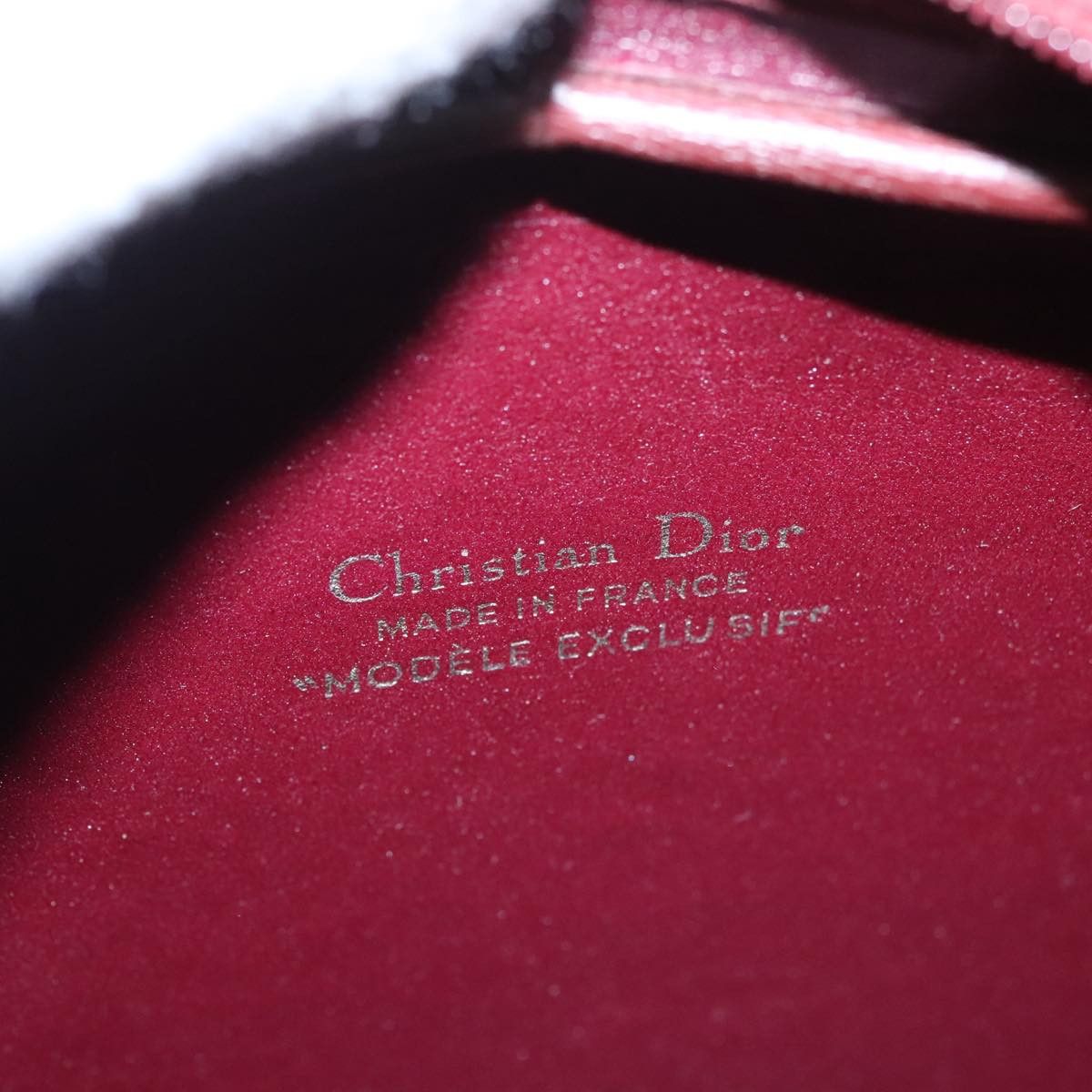 Dior Trotter Red Canvas Shoulder Bag (Pre-Owned) Size ONE SIZE - 15 Thumbnail