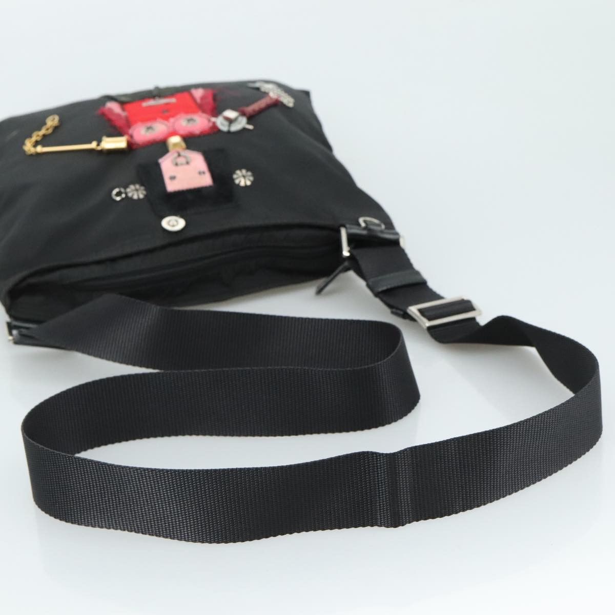 Prada Black Synthetic Shoulder Bag (Pre-Owned) Size ONE SIZE - 5 Thumbnail