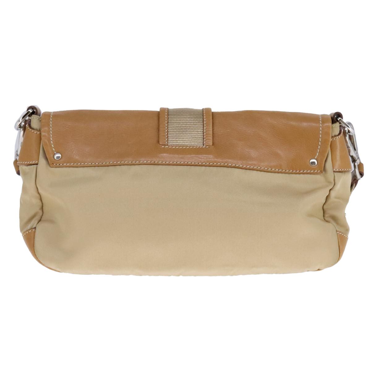 Prada Re-Nylon Beige Synthetic Shoulder Bag (Pre-Owned) Size ONE SIZE - 2 Thumbnail