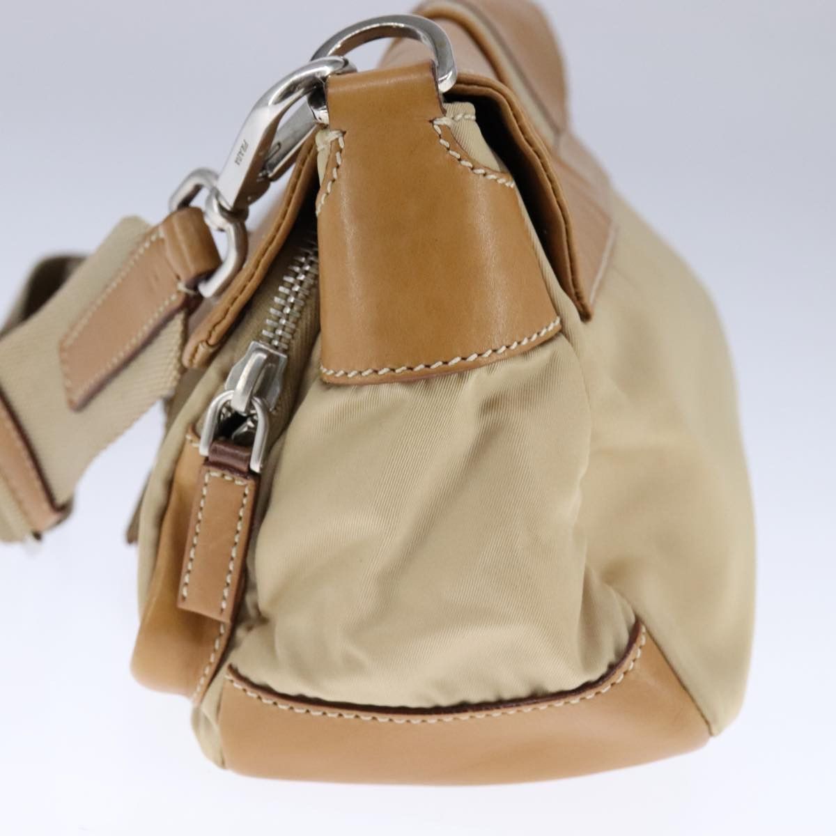 Prada Re-Nylon Beige Synthetic Shoulder Bag (Pre-Owned) Size ONE SIZE - 4 Thumbnail