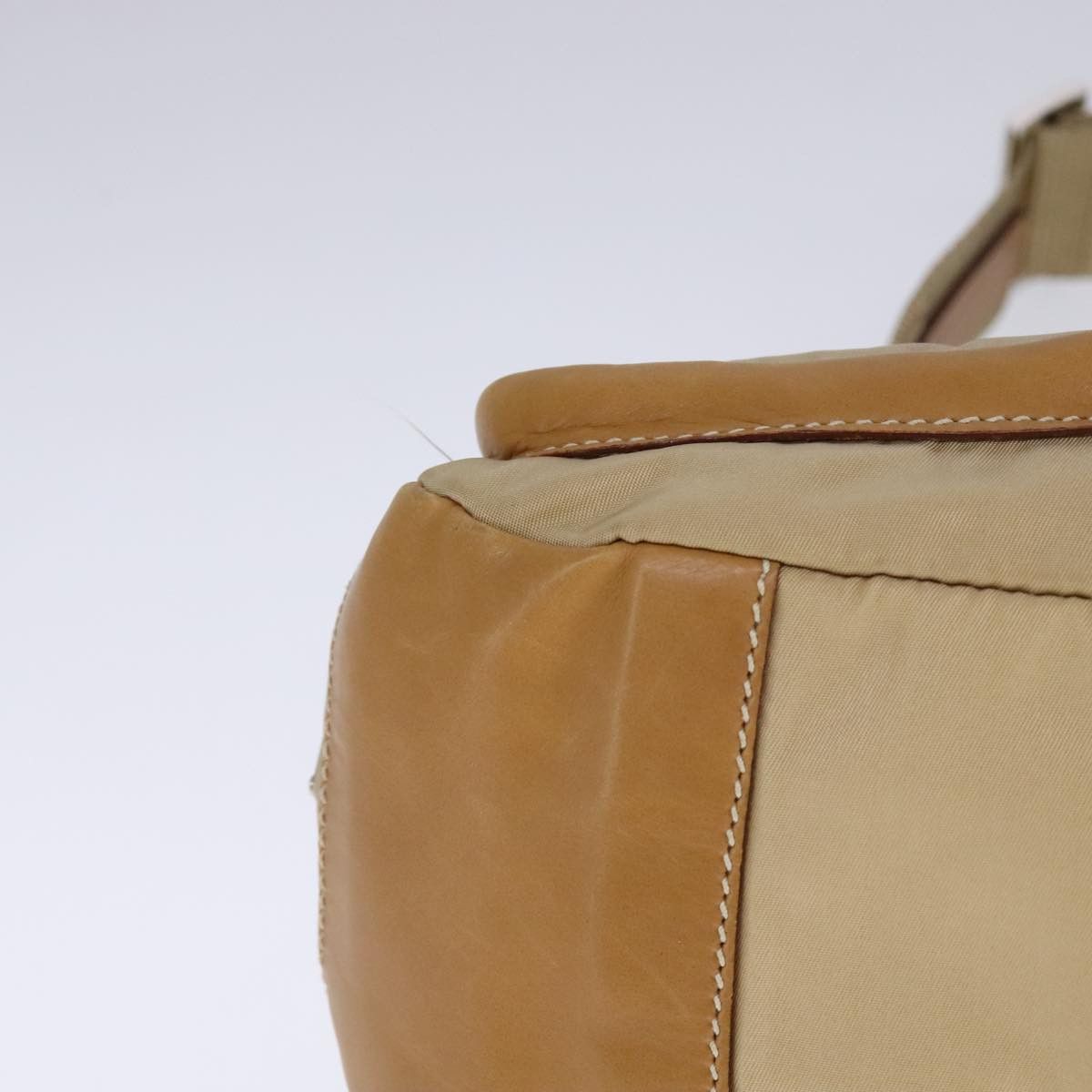 Prada Re-Nylon Beige Synthetic Shoulder Bag (Pre-Owned) Size ONE SIZE - 7 Thumbnail