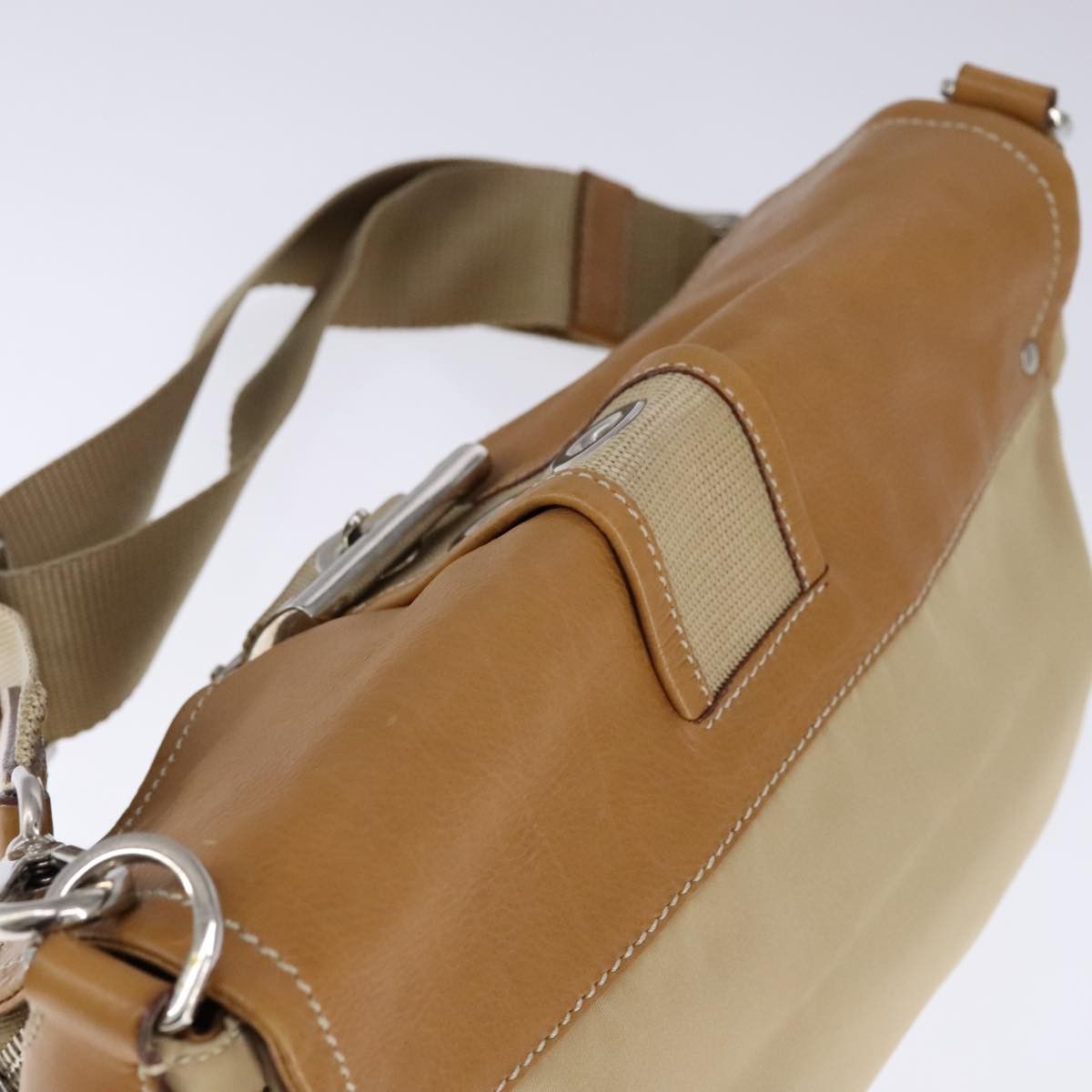 Prada Re-Nylon Beige Synthetic Shoulder Bag (Pre-Owned) Size ONE SIZE - 18 Thumbnail