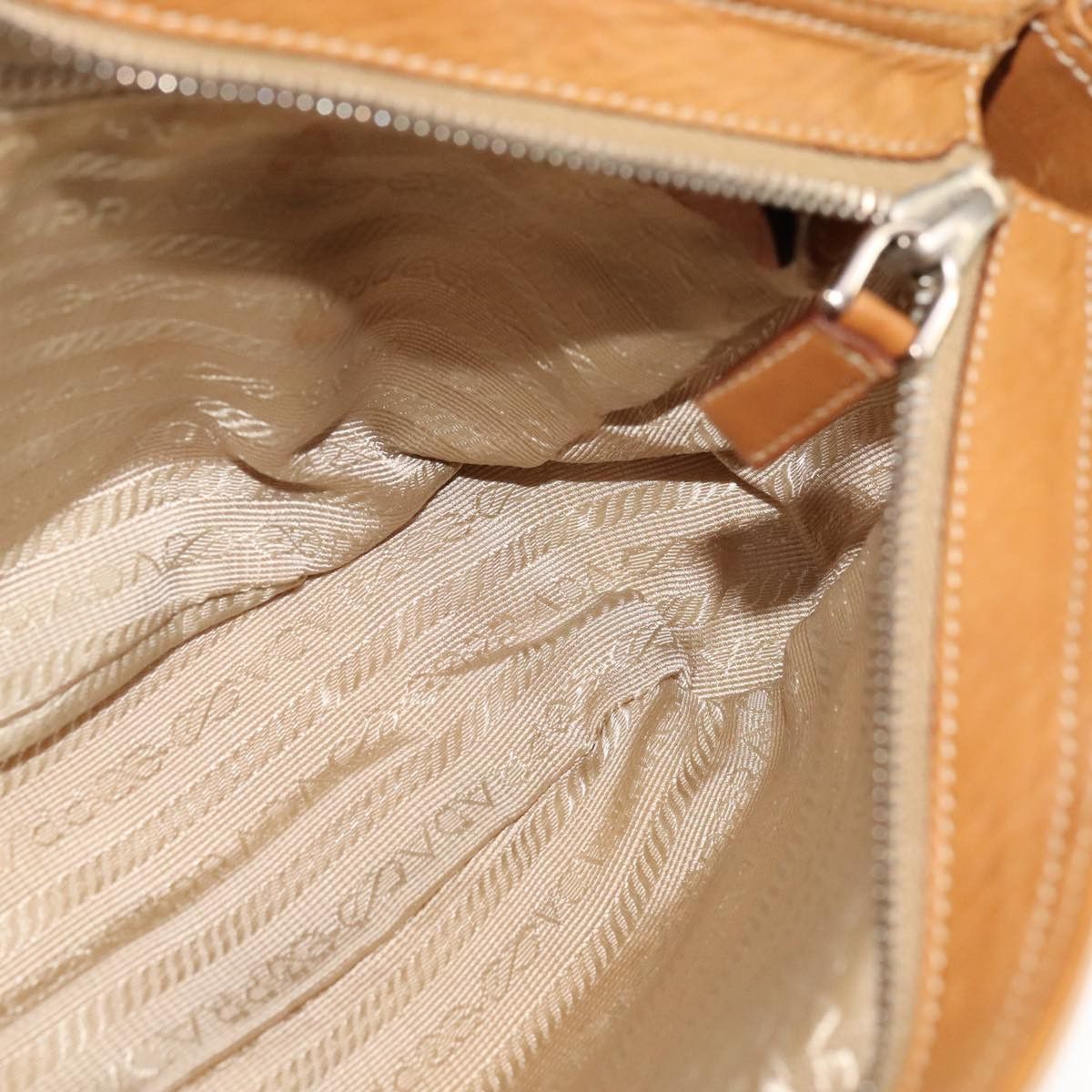 Prada Re-Nylon Beige Synthetic Shoulder Bag (Pre-Owned) Size ONE SIZE - 11 Thumbnail