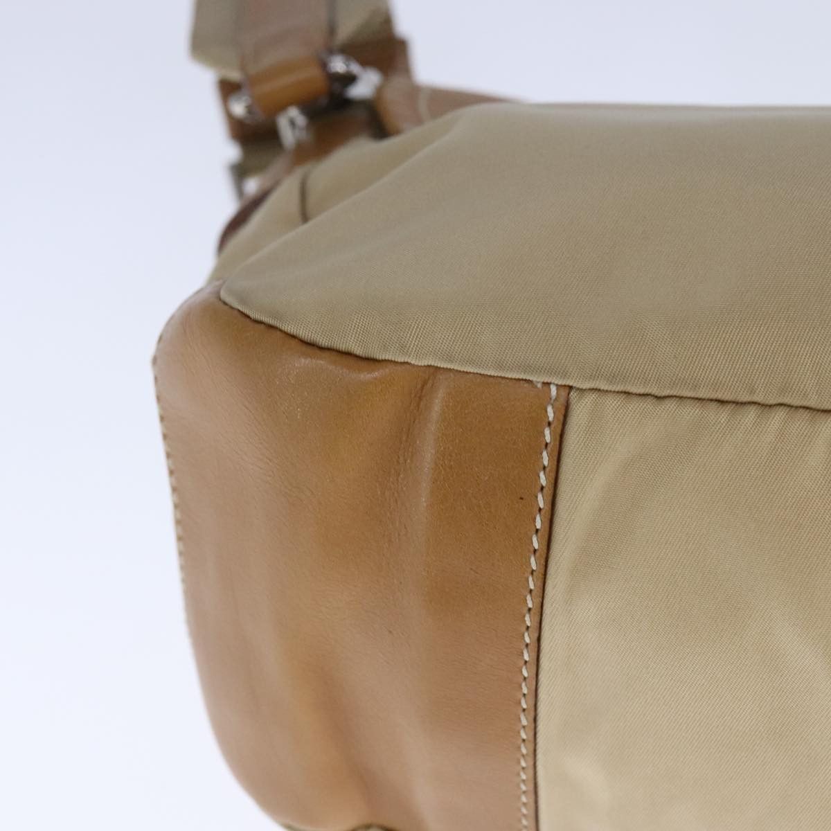 Prada Re-Nylon Beige Synthetic Shoulder Bag (Pre-Owned) Size ONE SIZE - 10 Thumbnail
