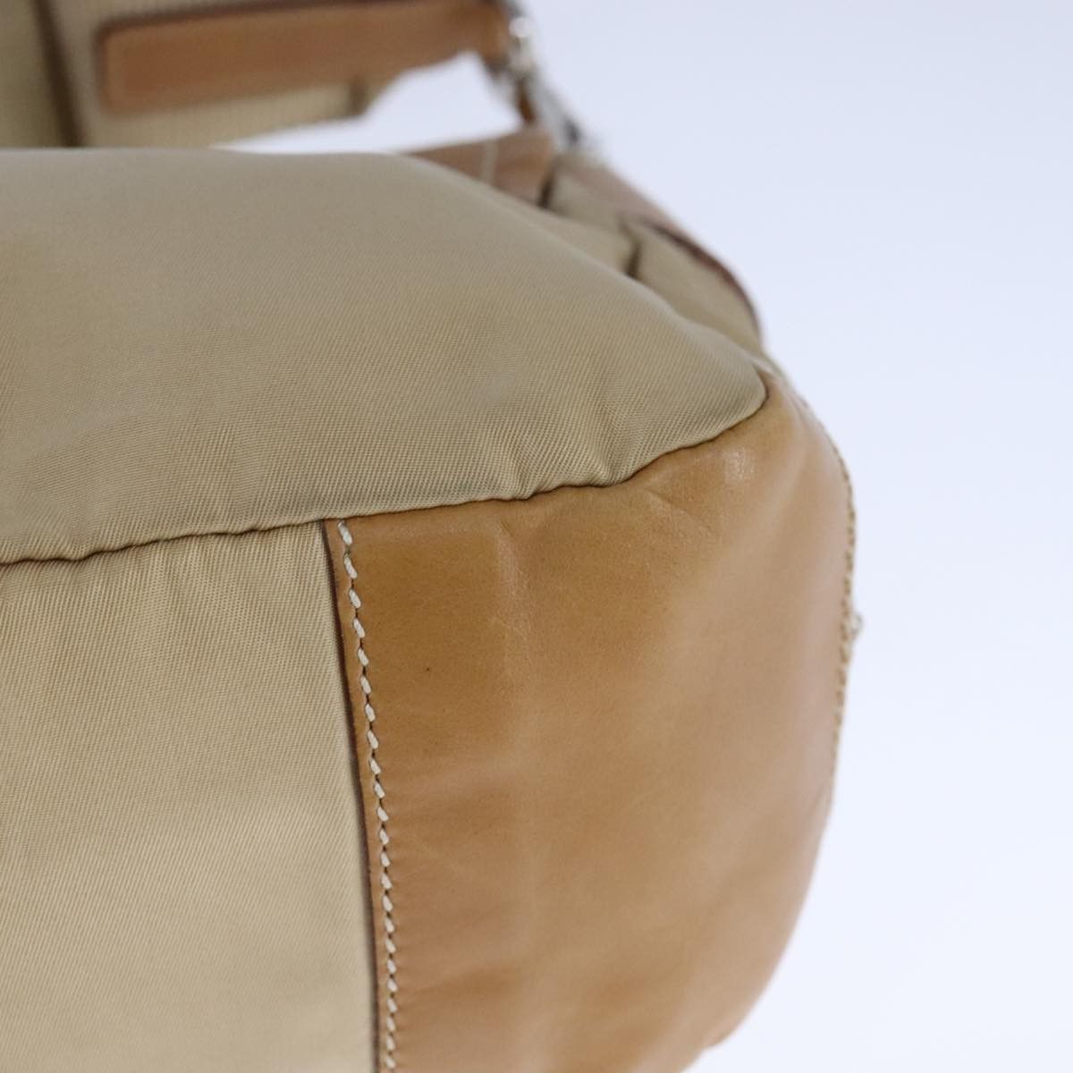 Prada Re-Nylon Beige Synthetic Shoulder Bag (Pre-Owned) Size ONE SIZE - 9 Thumbnail