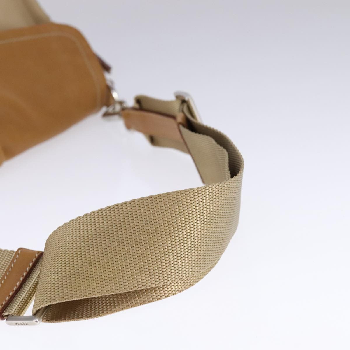 Prada Re-Nylon Beige Synthetic Shoulder Bag (Pre-Owned) Size ONE SIZE - 5 Thumbnail