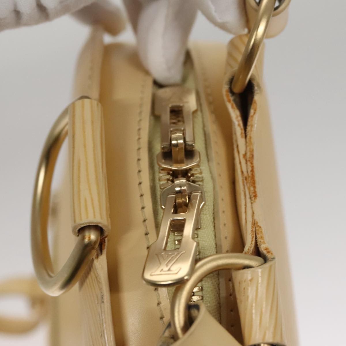 Louis Vuitton Mabillon Beige Leather Backpack Bag (Pre-Owned) Size ONE SIZE - 16 Thumbnail