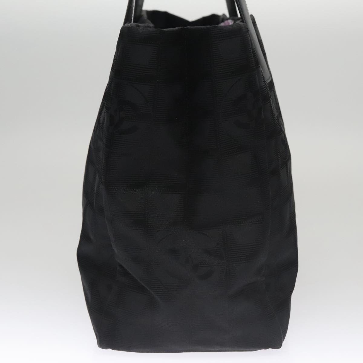 Chanel Travel Line Black Synthetic Tote Bag (Pre-Owned) Size ONE SIZE - 4 Thumbnail