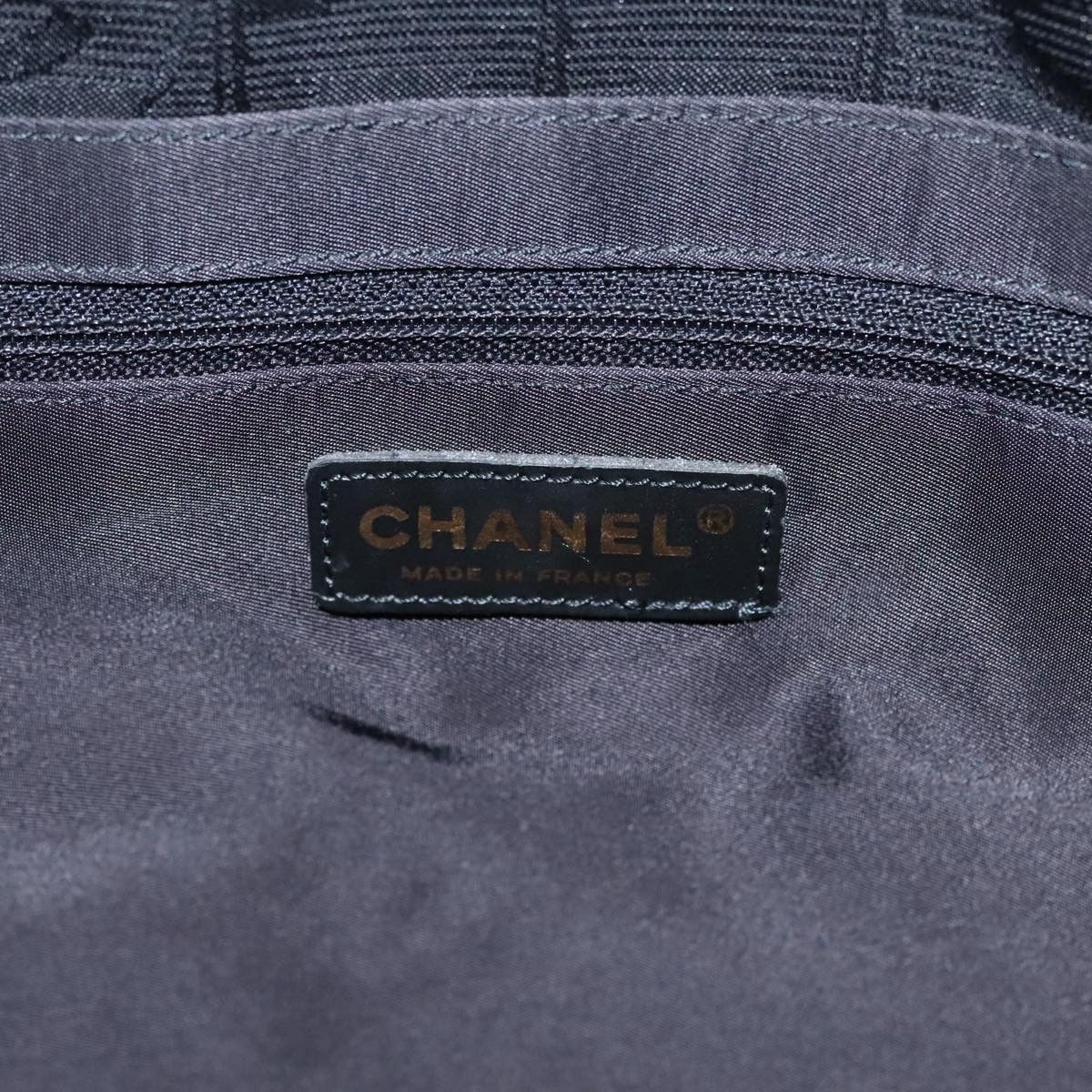 Chanel Travel Line Black Synthetic Tote Bag (Pre-Owned) Size ONE SIZE - 13 Thumbnail