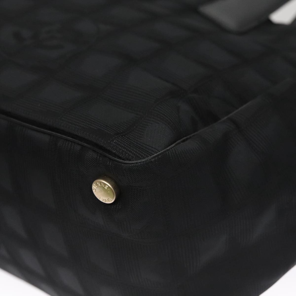 Chanel Travel Line Black Synthetic Tote Bag (Pre-Owned) Size ONE SIZE - 9 Thumbnail