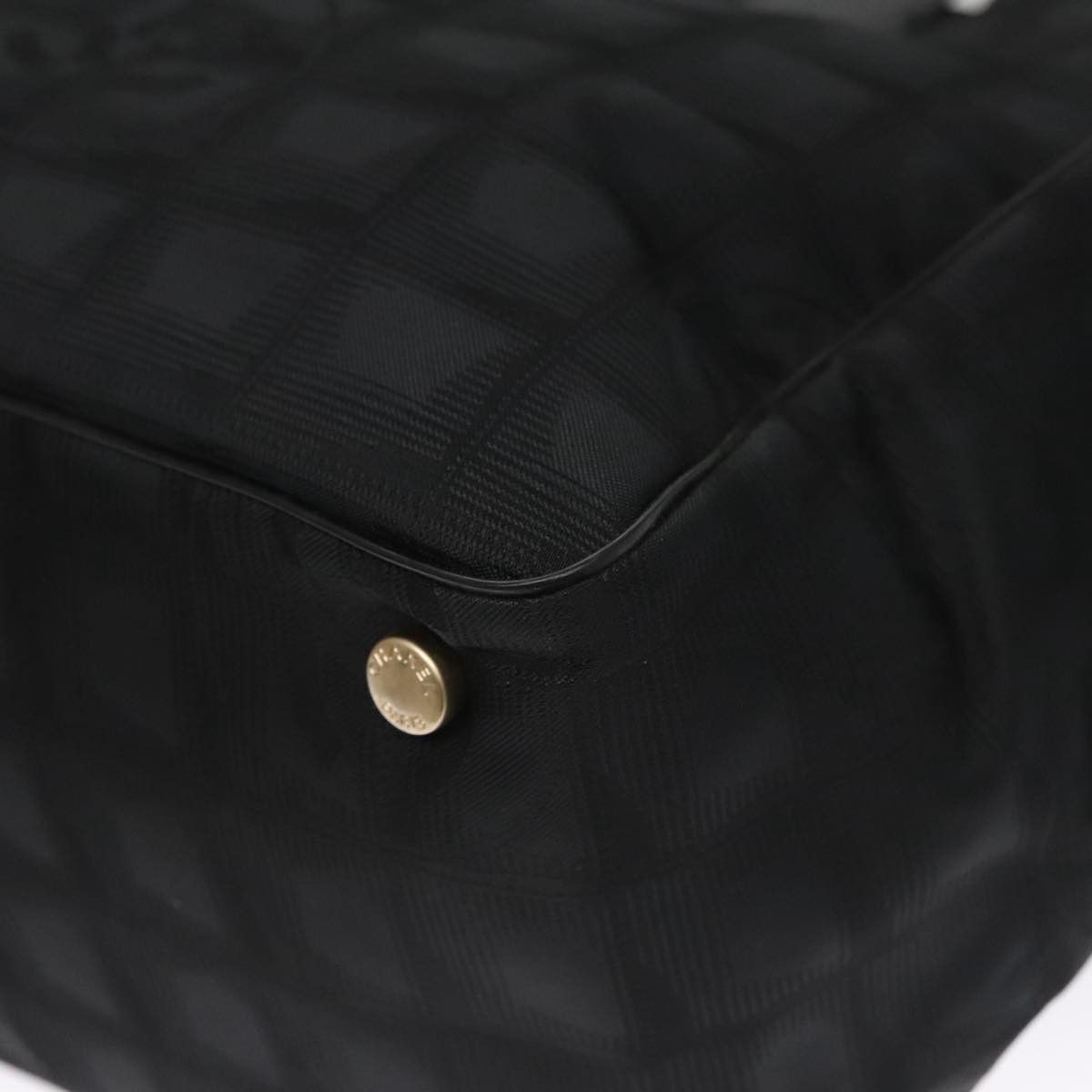 Chanel Travel Line Black Synthetic Tote Bag (Pre-Owned) Size ONE SIZE - 7 Thumbnail