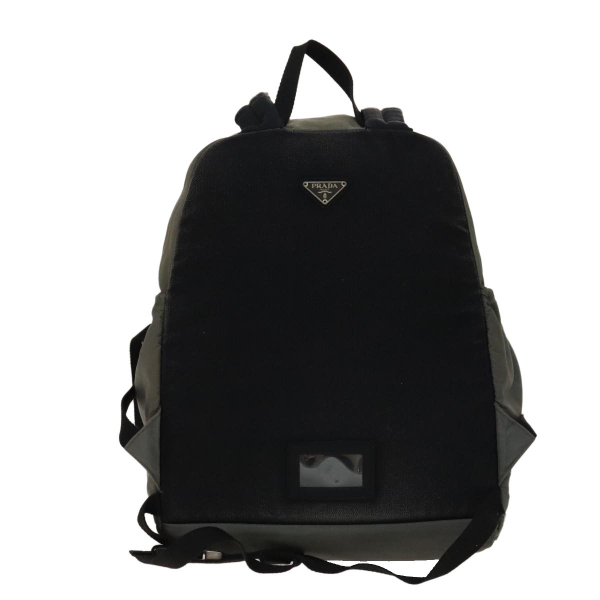 Prada Tessuto Khaki Synthetic Backpack Bag (Pre-Owned) Size ONE SIZE - 2 Thumbnail