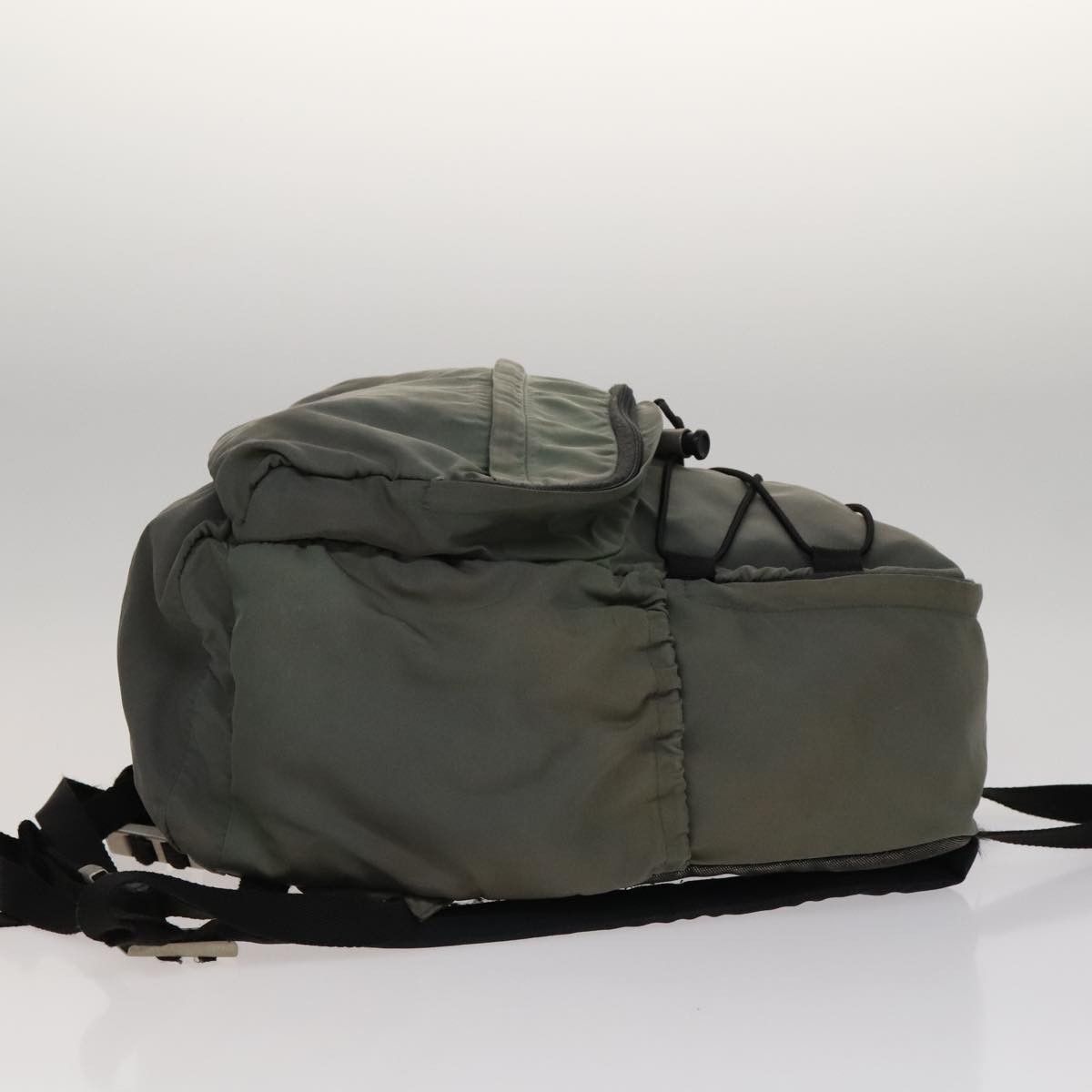 Prada Tessuto Khaki Synthetic Backpack Bag (Pre-Owned) Size ONE SIZE - 3 Thumbnail