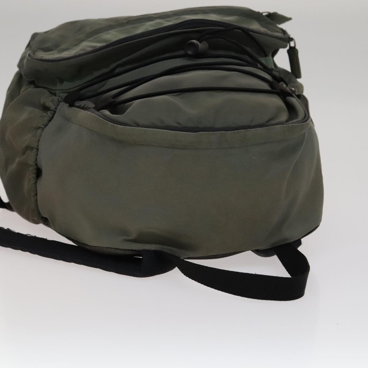 Prada Tessuto Khaki Synthetic Backpack Bag (Pre-Owned) Size ONE SIZE - 5 Thumbnail
