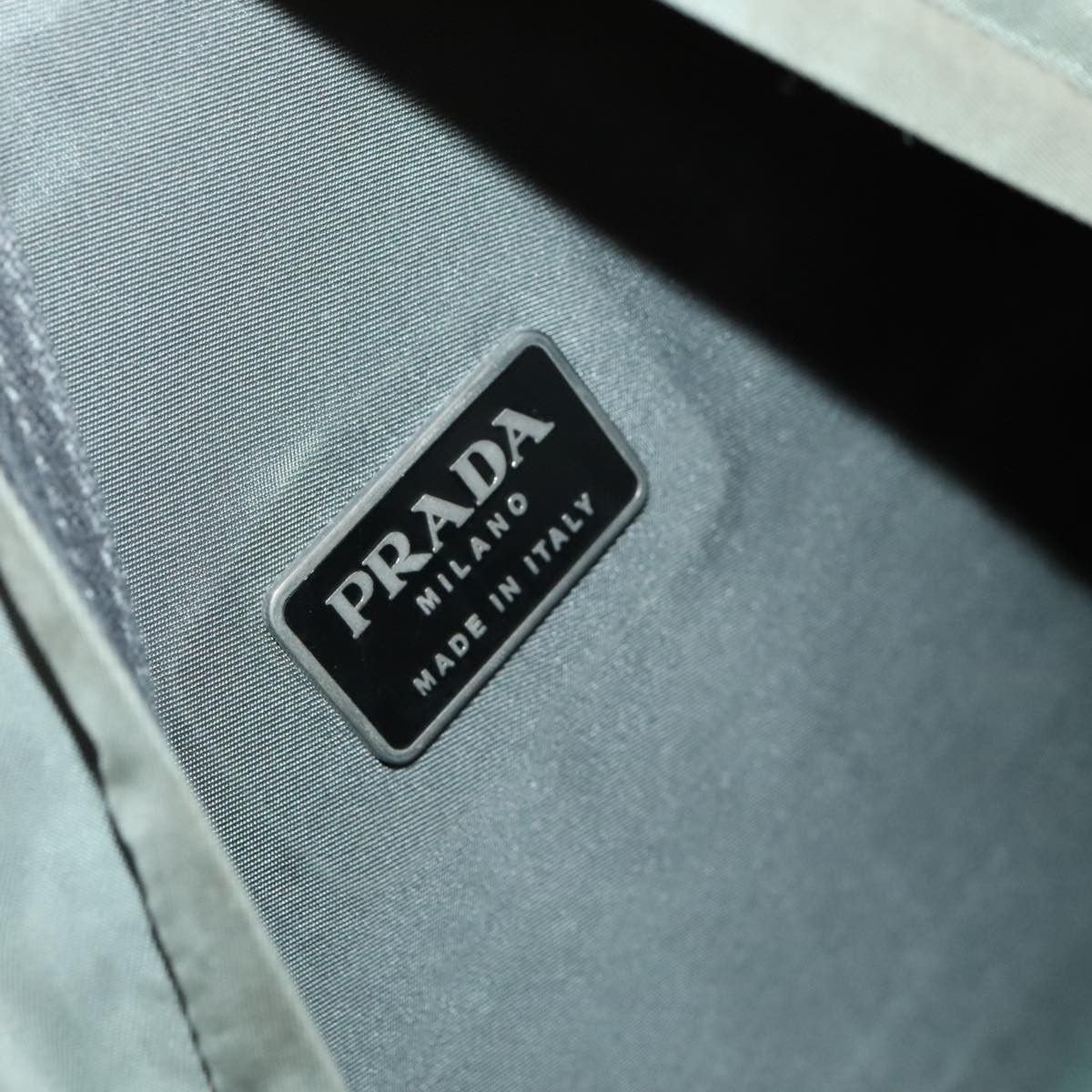 Prada Tessuto Khaki Synthetic Backpack Bag (Pre-Owned) Size ONE SIZE - 18 Thumbnail