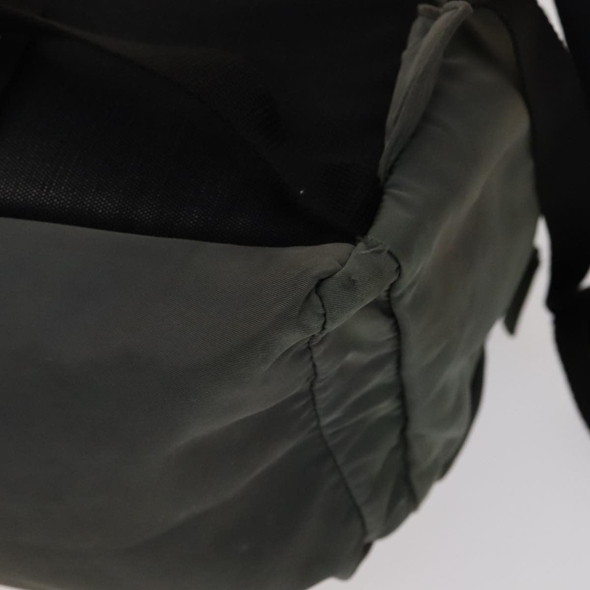Prada Tessuto Khaki Synthetic Backpack Bag (Pre-Owned) Size ONE SIZE - 8 Thumbnail