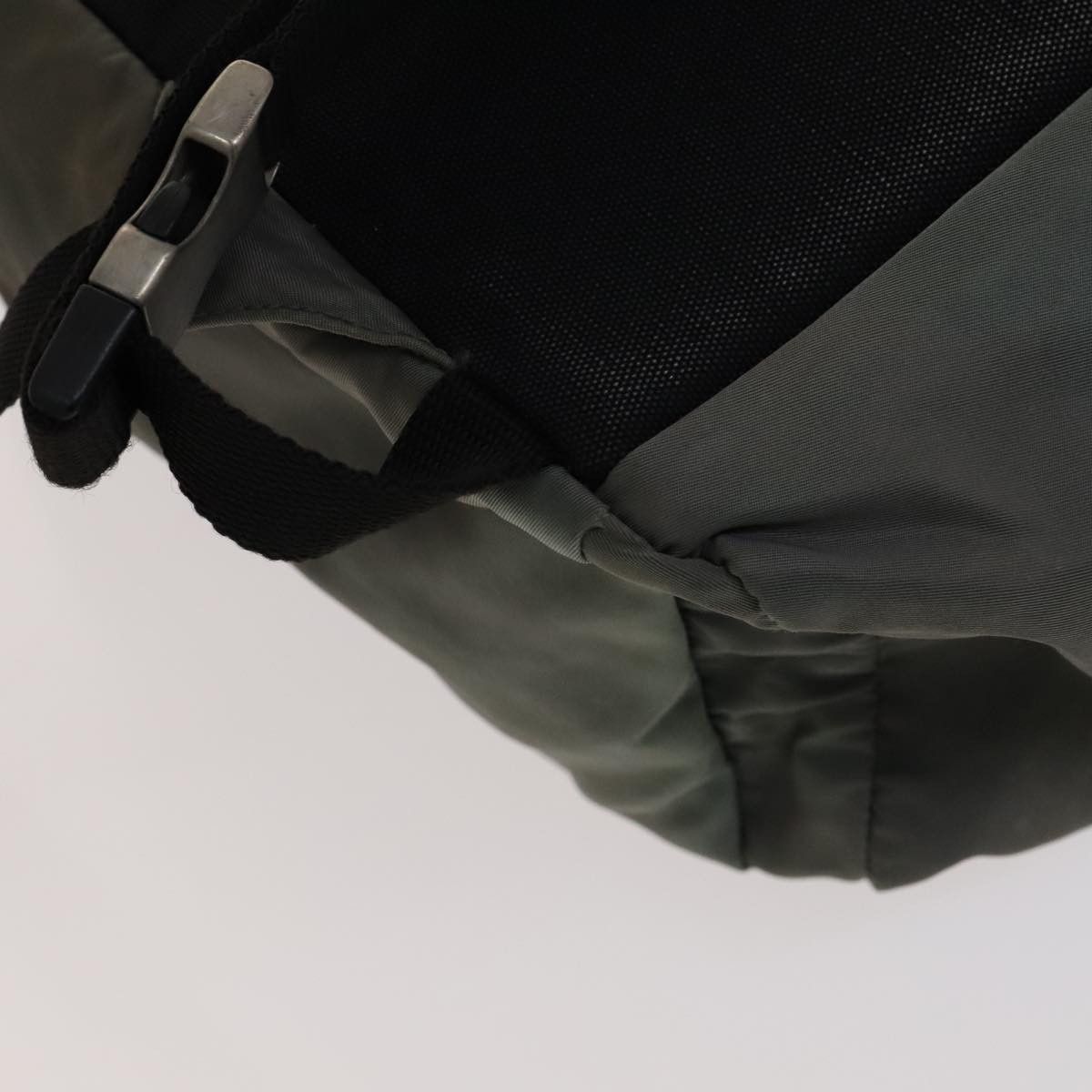 Prada Tessuto Khaki Synthetic Backpack Bag (Pre-Owned) Size ONE SIZE - 9 Thumbnail