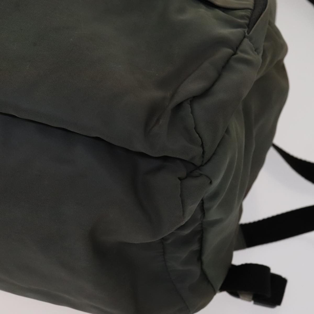 Prada Tessuto Khaki Synthetic Backpack Bag (Pre-Owned) Size ONE SIZE - 6 Thumbnail