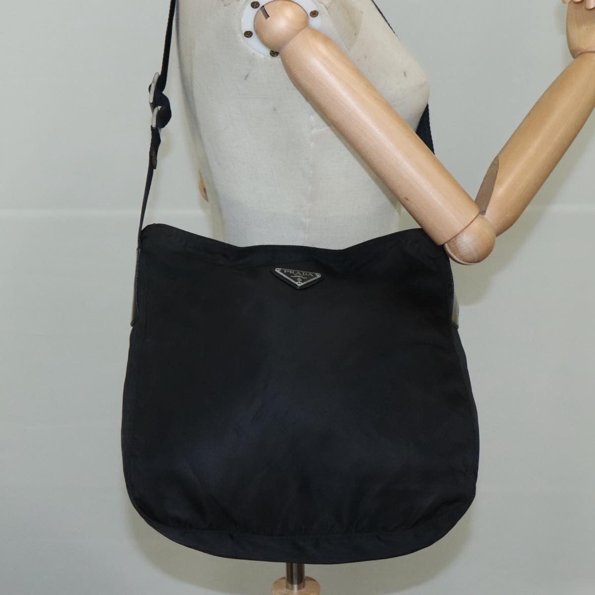 Prada Tessuto Black Synthetic Shoulder Bag (Pre-Owned) Size ONE SIZE - 13 Thumbnail