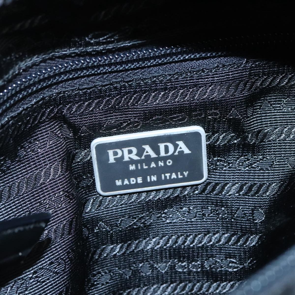 Prada Tessuto Black Synthetic Shoulder Bag (Pre-Owned) Size ONE SIZE - 12 Thumbnail