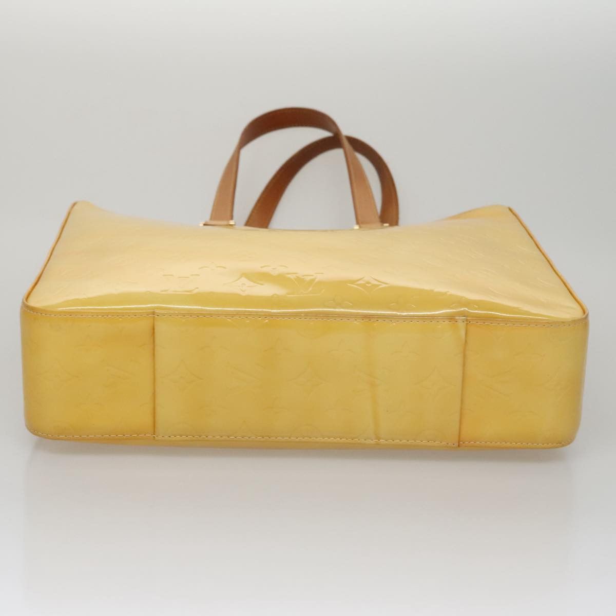 Louis Vuitton Columbus Yellow Patent Leather Tote Bag (Pre-Owned) Size ONE SIZE - 6 Thumbnail