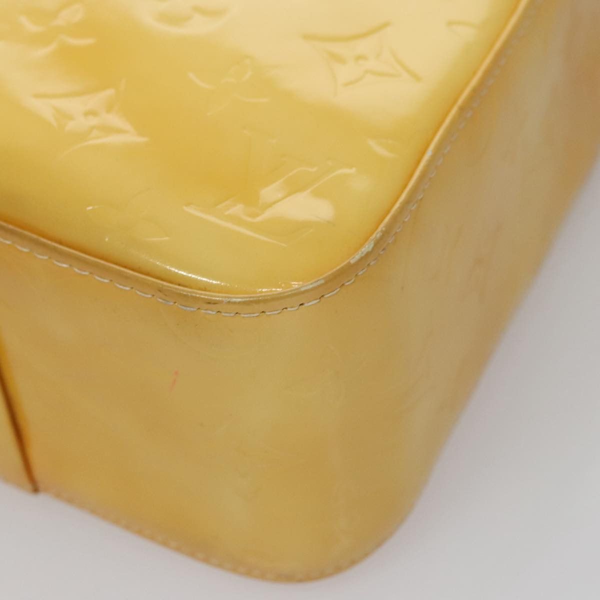 Louis Vuitton Columbus Yellow Patent Leather Tote Bag (Pre-Owned) Size ONE SIZE - 17 Thumbnail
