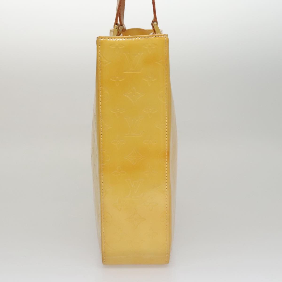Louis Vuitton Columbus Yellow Patent Leather Tote Bag (Pre-Owned) Size ONE SIZE - 3 Thumbnail