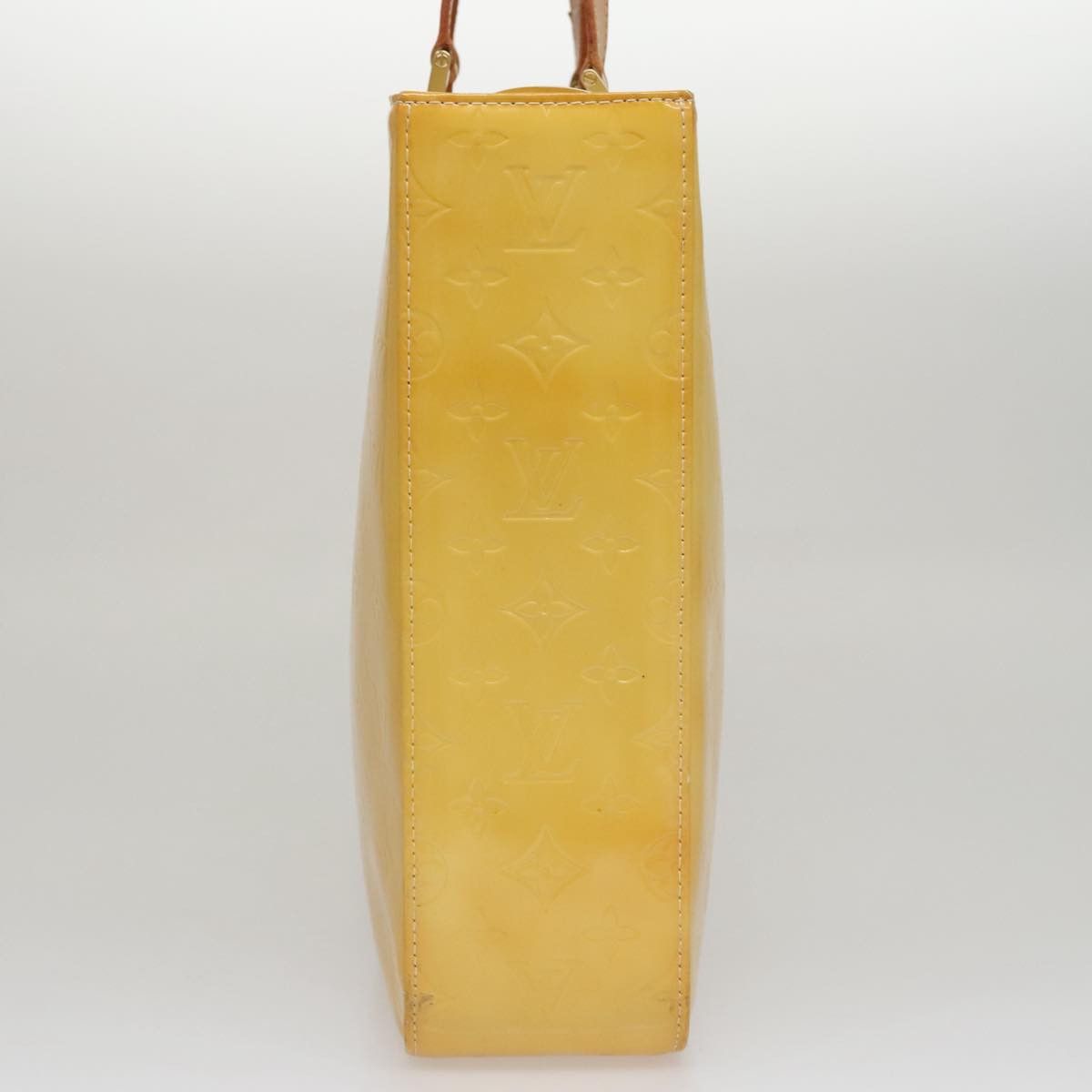 Louis Vuitton Columbus Yellow Patent Leather Tote Bag (Pre-Owned) Size ONE SIZE - 4 Thumbnail