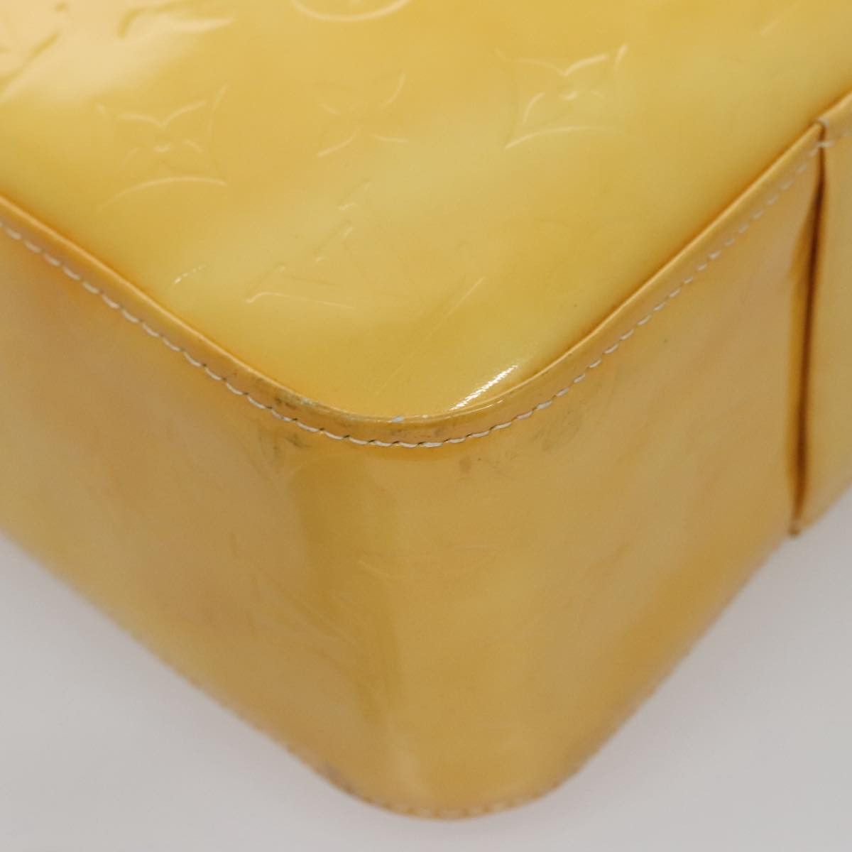 Louis Vuitton Columbus Yellow Patent Leather Tote Bag (Pre-Owned) Size ONE SIZE - 7 Thumbnail