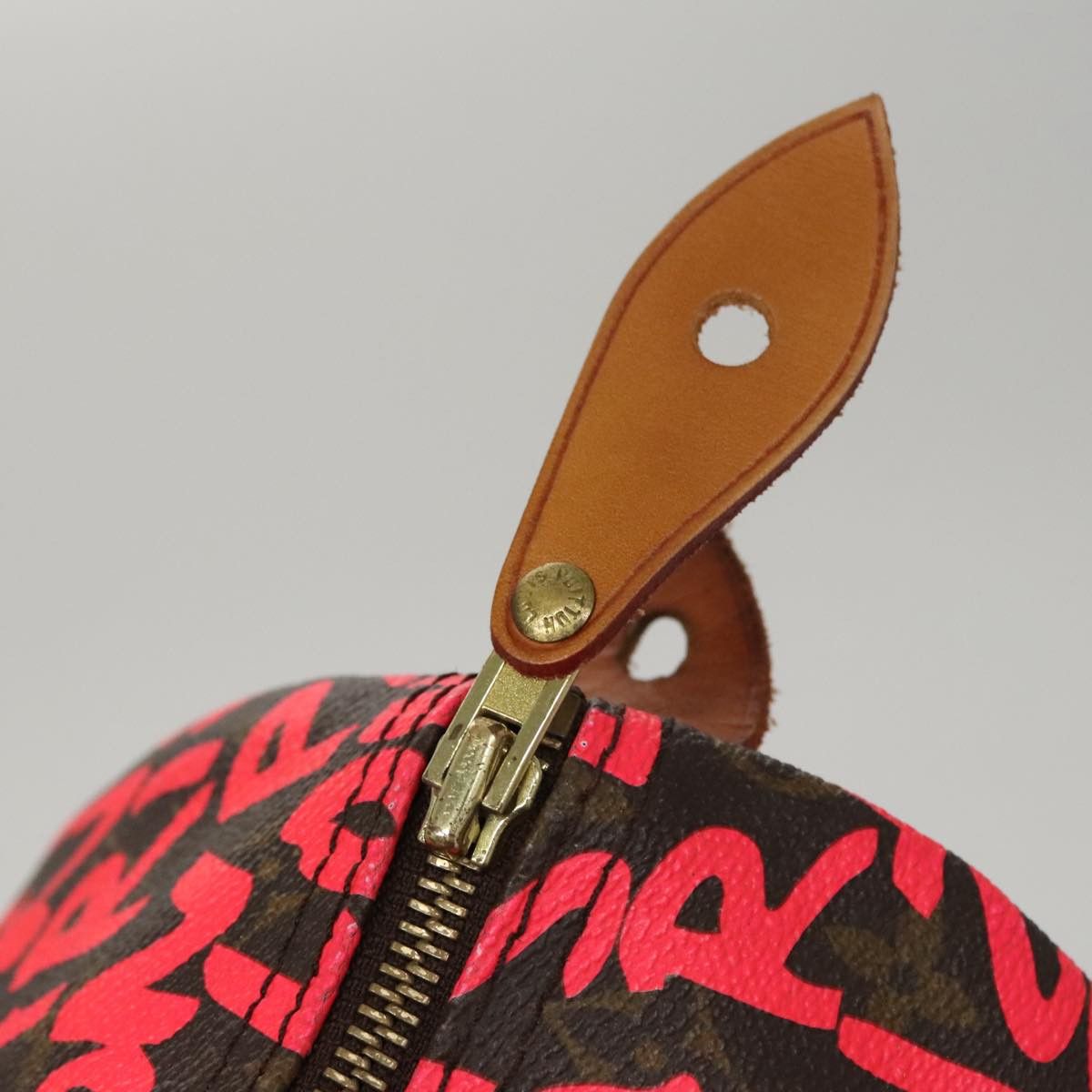 Louis Vuitton Speedy 30 Red Canvas Handbag (Pre-Owned) Size ONE SIZE - 8 Thumbnail